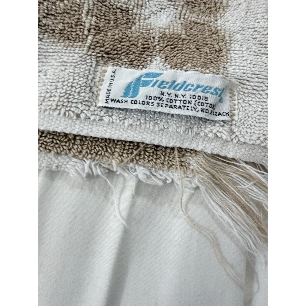 Vintage Fieldcrest Bath Towel 44in X 24in